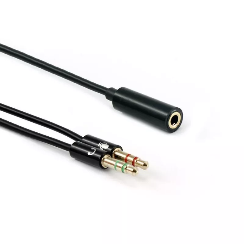 Sbox 35F-2X35M/R 3,5 mm F 4-Pin - 2 x 3,5 mm M 3-Pin 0,2 m