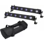 LED-Barleuchte EUROLITE LED BAR-6 QCL RGB+UV Set mit 2 Stück — Bühnen-/Architekturbeleuchtung, RGB + UV-LEDs