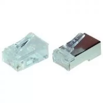 Kabelstecker RJ-45 ShiverPeaks BS72051R-100 Weiß