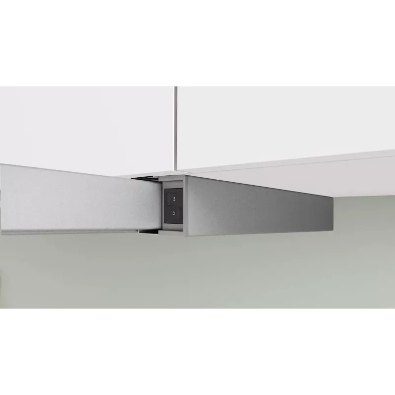 Bosch Serie 2 DFM064W55 Dunstabzugshaube Unterbau (ausziehbar) Metallic, Silber 394 m³/h
