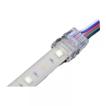 Synergy 21 LED FLEX Strip Zus. Easy Connect Strip auf Kabel 12 mm RGB-W IP65/54