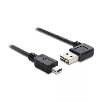 USB Kabel DeLOCK 2m USB 2.0 A - miniUSB m/m 83379 Schwarz