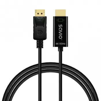 Savio CL-189 Videokabel-Adapter 1,5 m Stecker auf Stecker