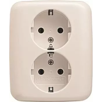 BUSCH JAEGER BJ 202 EUJ-214 202 EUJ-214 SCHUKO Doppelsteckdose