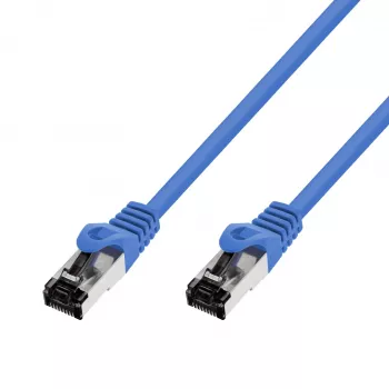 Patchkabel LAN Extralink Kat.8.1 S/FTP 3 m 40G Blau – Kupfer-Twisted-Pair-Kabel (EX.38855)