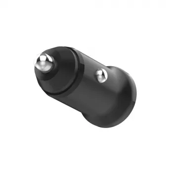 Autoladegerät FIXED FIXCC20N-CU-BK — USB-C- und USB-A-Anschlüsse, 20 W Ausgangsleistung, kompakter Kfz-Adapter