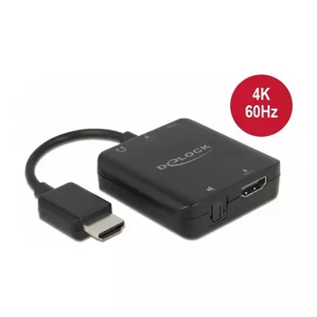 HDMI Audio Extractor DeLOCK 4K 60 Hz kompakt