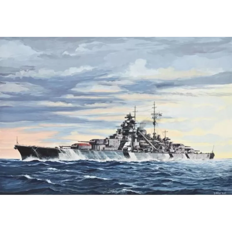 Marineschiff-Modellbausatz Revell Bismarck 1:700
