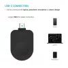 Festes USB-C-Ladeadapter FIXED FIXDW-AWAP-BK für Apple Watch Powerstation Uni, kompakter Ersatz