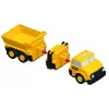 Fahrzeug-Set Popular Playthings Mix or Match Vehicles Construction Schwarz Gelb