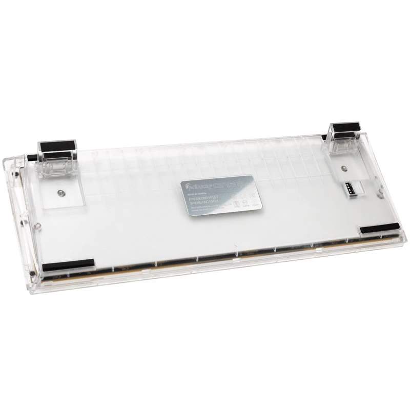 Ducky One 3 Aura White Mini Gaming-Tastatur, RGB-LED - MX-Silent-Red