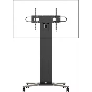 Vision - Wagen - motorisiert - für Flachbildschirm - Rollwagen - Stahl - mattschwarz - Bildschirmgröße: 119,4-228,6 cm (47-90)