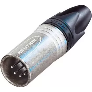 Neutrik XLR-Stecker, gerade Anzahl der Pole: 5 Silber NC5MXX 1 Stück (NC5MXX)
