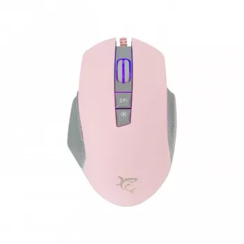 Gaming-Maus White Shark GARETH Pink USB Typ-A