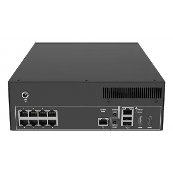 Netzwerk-Videorekorder AXIS S2208 Mk II 8-Kanal, 4 TB HDD, SATA, 7680×4320 max, IEEE 802.3at, Schwarz