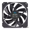 Lüfter Alphacool 12 cm 3000 U/min 7,83 mmH2O Doppeltes Kugellager Schwarz 120x120x25 mm