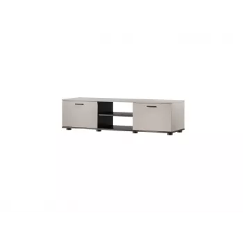 TV-Schrank cama meble SOHO 140x43x37 cm — Oberseite Cashmere, schwarzer Rahmen