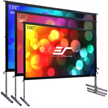 Elite Screens Yard Master 2 - Manuell - 4,57 m (180 Zoll) - 3,99 m - 2,24 m - 16:9 - Silber - Weiß