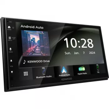 Kenwood Double-DIN Moniceiver mit Android Auto, Apple CarPlay, DAB+ Tuner, Anschluss für Rückfahrkamera