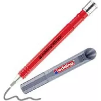 Zimmererbleistift Edding 8890 mit Druckmechanismus, Rot, HB