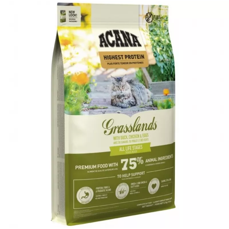 ACANA Grasslands Cat - Trockenfutter für Katzen - 4,5 kg