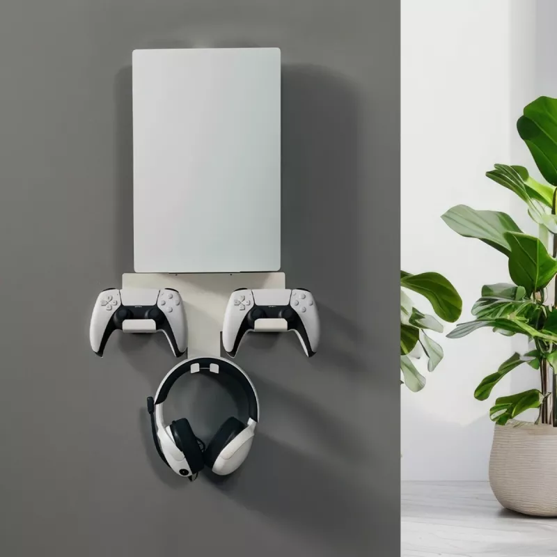 Wandhalterung MACLEAN RS181 für PlayStation 5 — platzsparendes Design, einfache Installation