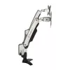 SilverStone SST-ARM22SC Dual-Monitor-Halterung - Silber
