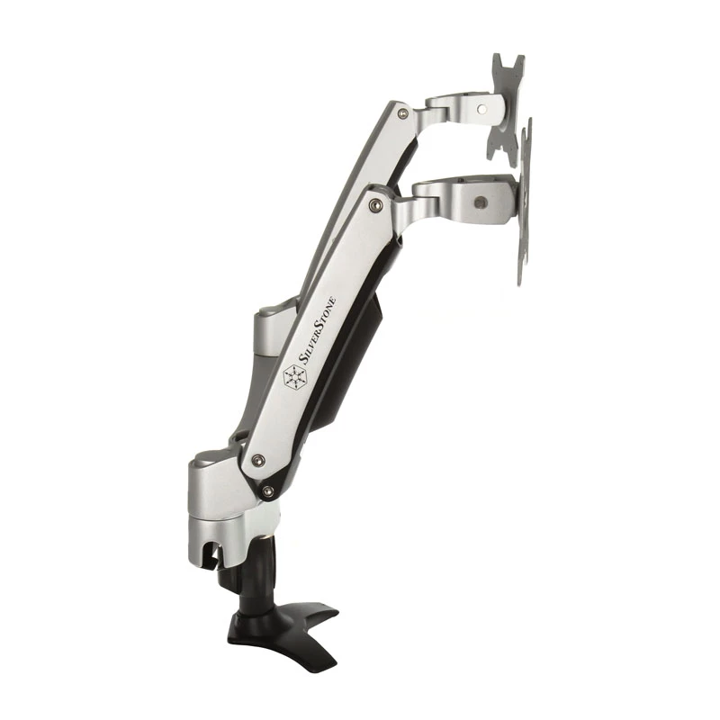 SilverStone SST-ARM22SC Dual-Monitor-Halterung - Silber