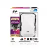 Externe HDD Silicon Power Armor A30 1TB USB 3.2 Gen 1, 2,5 Zoll HDD, weiß, USB Typ-A