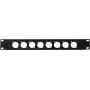Frontblende Omnitronic Z-19 8x XLR D-Type 1U – Rack-Adapter mit acht XLR-Anschlüssen