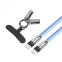 2in1 USB-C Kabel 1m blau