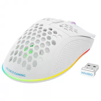 Gaming-Maus Deltaco GAM-120-W RF Wireless USB Type-C