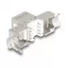 DeLOCK Keystone-Modul RJ45-Buchse auf LSA Cat.6A schlank werkzeugfrei