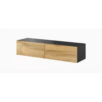 Cama TV stand VIGO 140 30/140/40 Schwarz/wotan oak