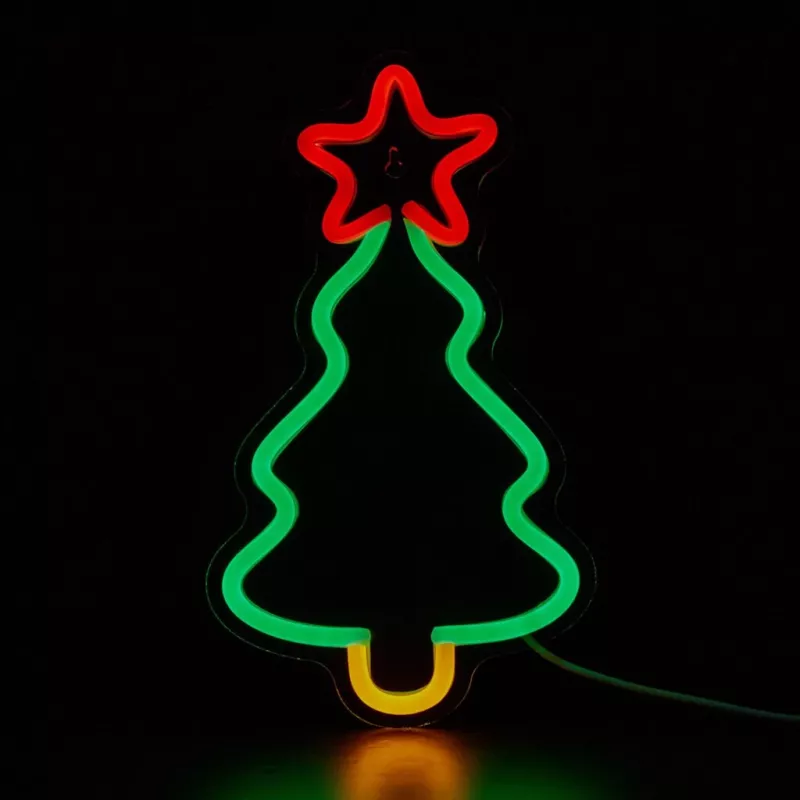 Künstlicher Weihnachtsbaum MANTA SNL106MT mit Neonlichtern