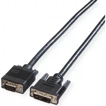 ROLINE DVI-VGA-Kabel, DVI (12+5) ST - HD15 ST 3,0m (11.04.5430)