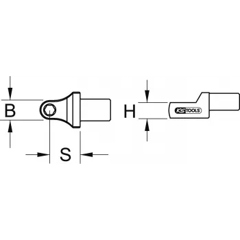 Steckschlüsselsatz KS Tools 516.2010 Metrisch/Zoll 16 mm 1 Kopf
