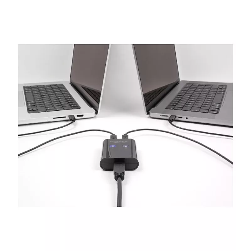 DeLOCK USB Switch 2 PC to 1 Device 5 Gbps Schwarz