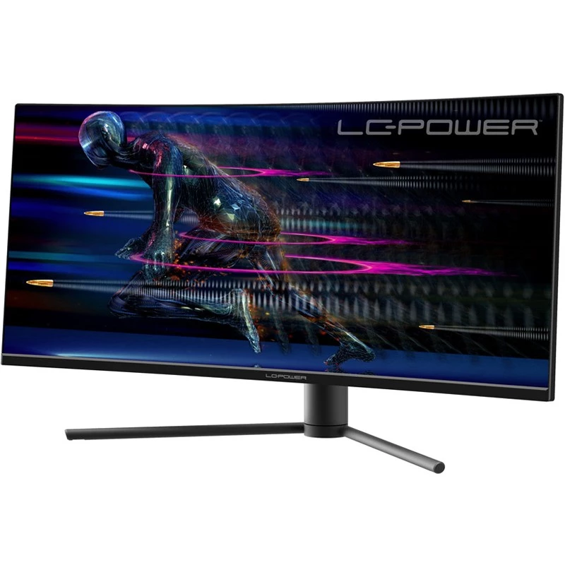 LC-Power LC-M34-UWQHD-165-C Computerbildschirm 86,4 cm (34) 3440 x 1440 Pixel UltraWide Quad HD Schwarz - Rot (LC-M34-UWQHD-165-C)