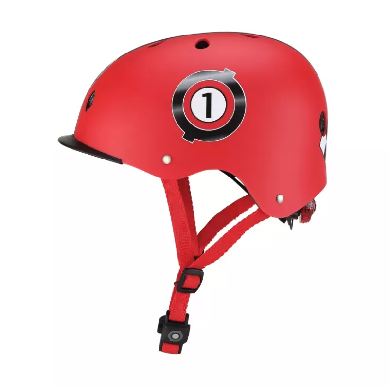 Schutzhelm GLOBBER Elite Lights XS/S 48–53 cm Rot