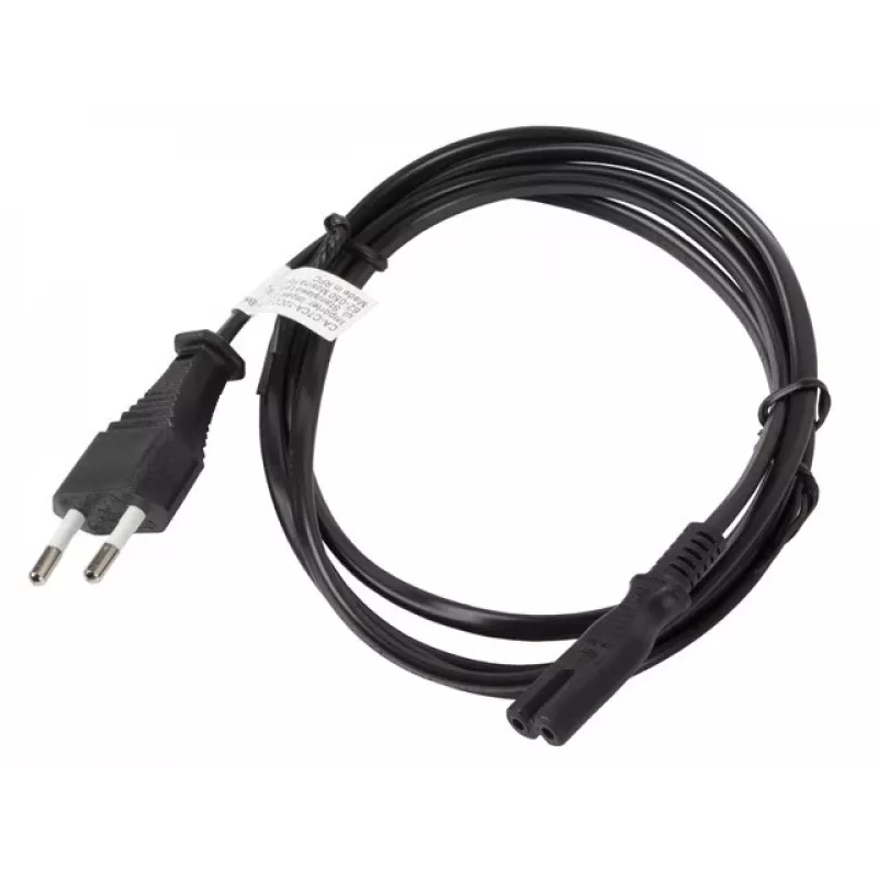Lanberg CA-C7CA-10CC-0018-BK Stromkabel Schwarz 1,8 m C7-Kupplung CEE7/16