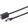 Netzwerkkabel S/CONN 08-44055 Schwarz 5m Cat8.1 S/FTP RJ-45