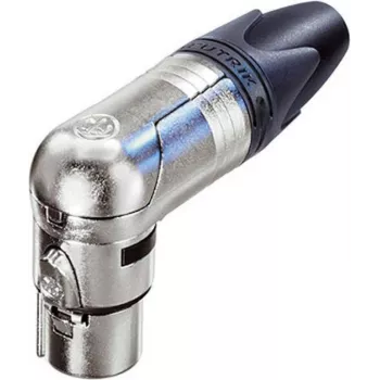 Neutrik XLR-Anschluss Buchse, abgewinkelt Polanzahl: 5 Silber NC5FRX 1 Stück (NC5FRX)