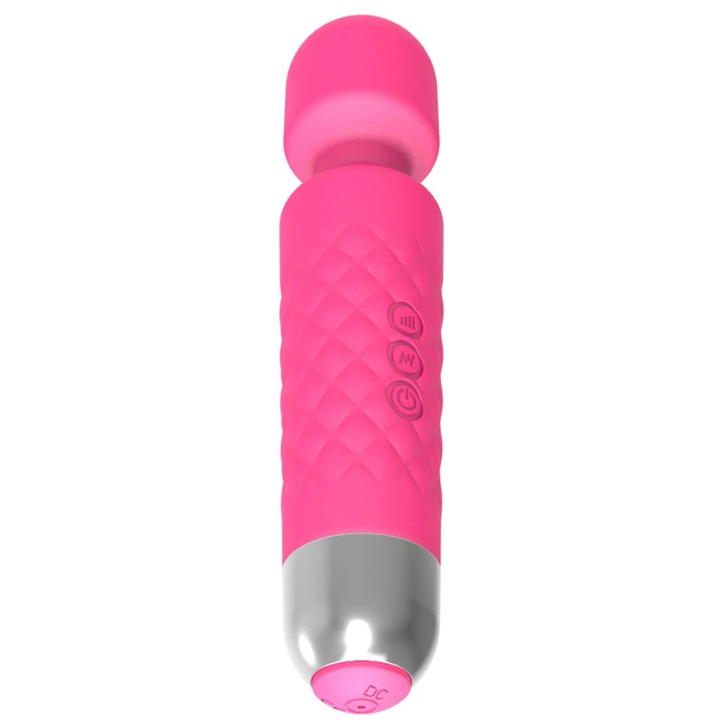 Klitoris-Massagegerät Erolab Wand-M MFN01r Rosé Pink — kompakter Massagestab im Zauberstab-Stil