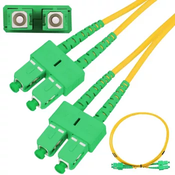 Patchcord Extralink SC/APC–SC/APC Singlemode Duplex G.657.A1 3 mm 5 m