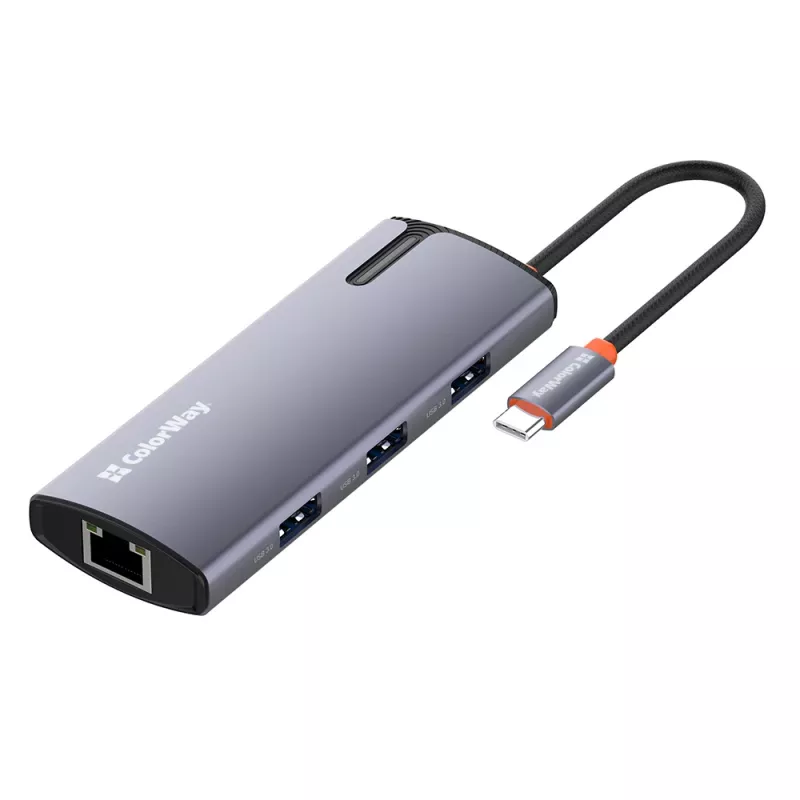 ColorWay 6-in-1 Docking Station | CW-HUB03 | 100 W