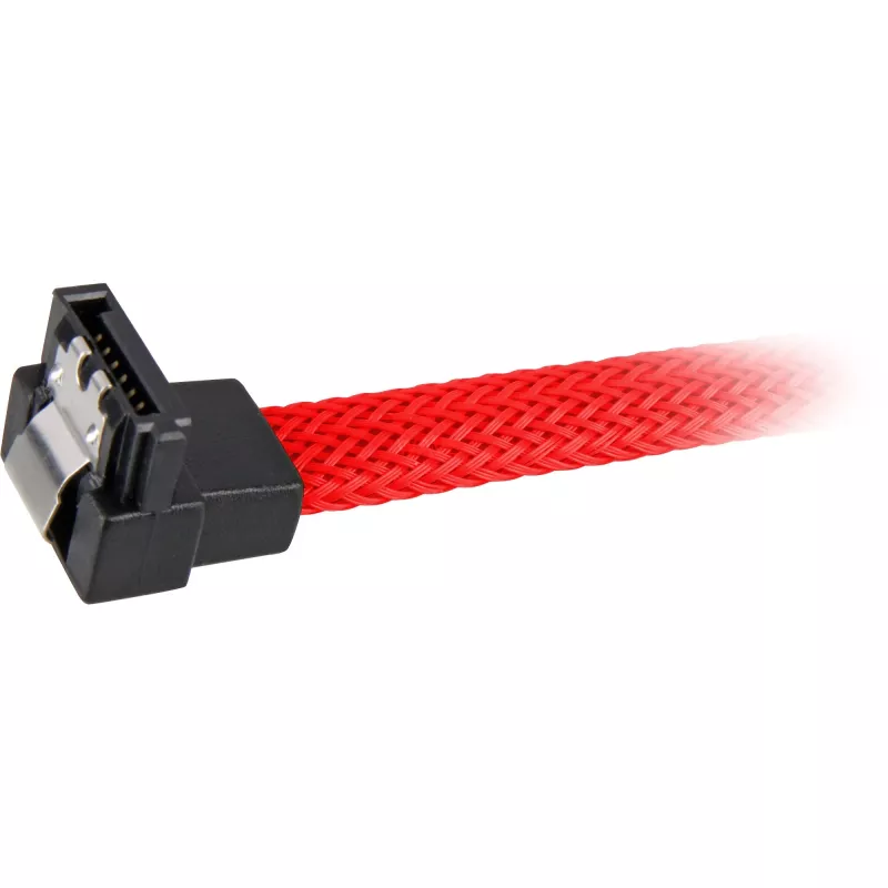 SATA-Kabel Sharkoon SATA 3 0,45m 7-polig Schwarz Rot
