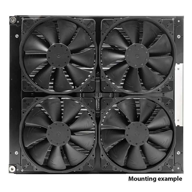 Radiator-Splitter Watercool MO-RA X-Splitter für Noctua NF-A20-Lüfter