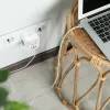 Steckdosenleiste QOLTEC 52548 mit 3× AC-Steckdosen und USB-Anschluss