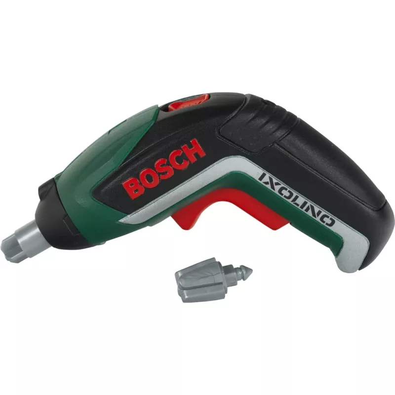 Theo Klein 8300 Bosch Ixolino Akkuschrauber I mit Licht und Sound I Wechselaufsätze I Spielzeug für Kinder ab 3 Jahren Batterie